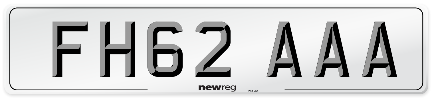 FH62 AAA Number Plate from New Reg